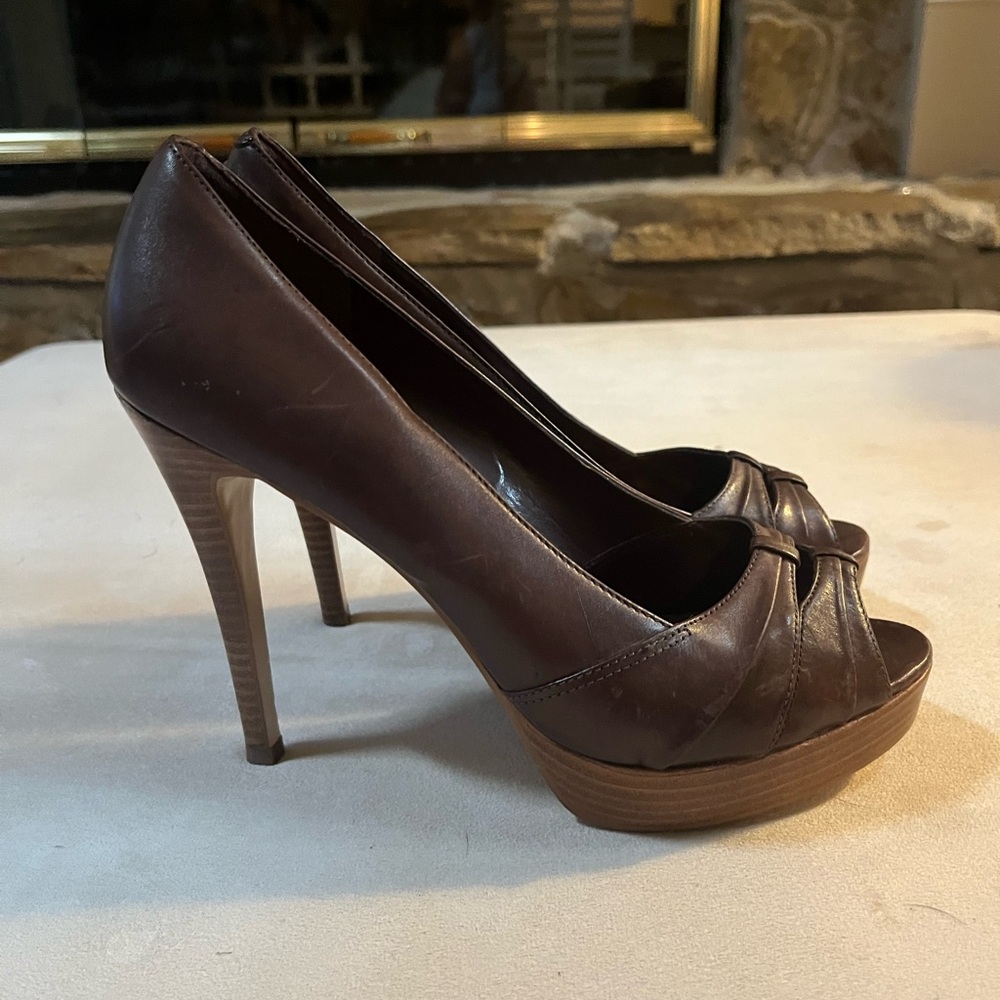 ALDO peep toe heels